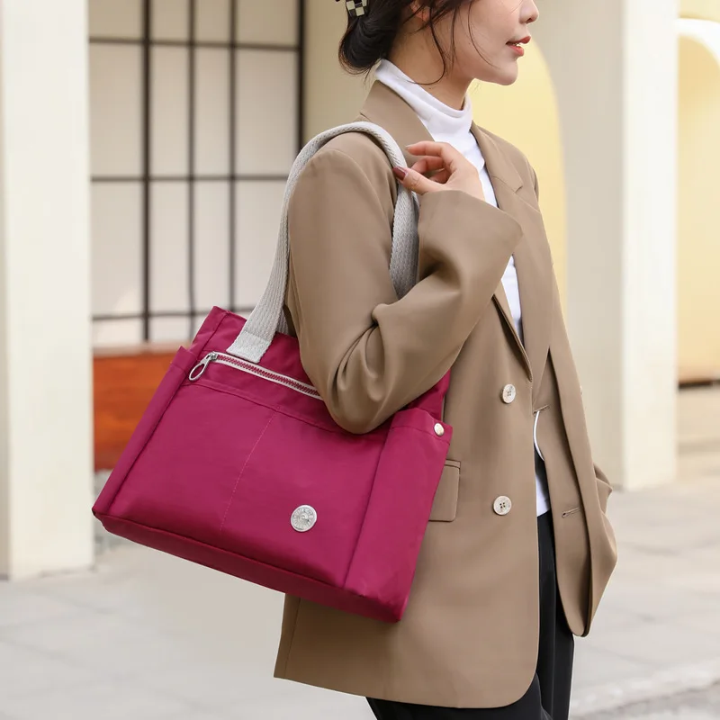 

Nylon Women's Bag Casual Large Capacity Luxury Handbags Female Messenger Bag Fashion Shoulder Bag Strap Handbag Ladies сумка