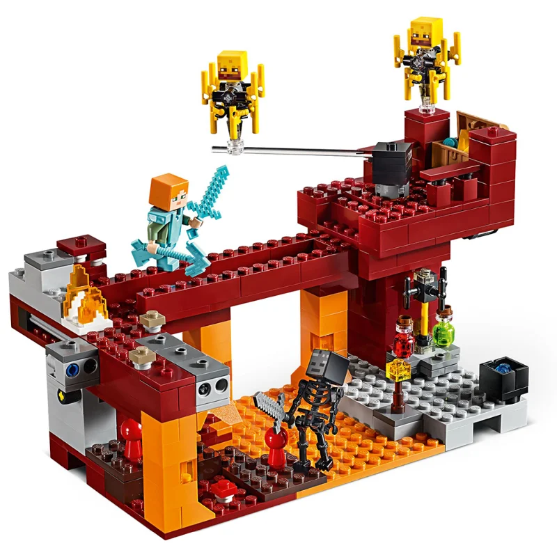 

378 шт., Детский конструктор myworld The Blaze Bridge