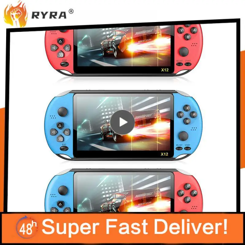 

2500mah Retro Game Video Player 5.1 Inches Support Tf Card Game Consoles 1000 Games 8gb Game Accessories With Double Rocker