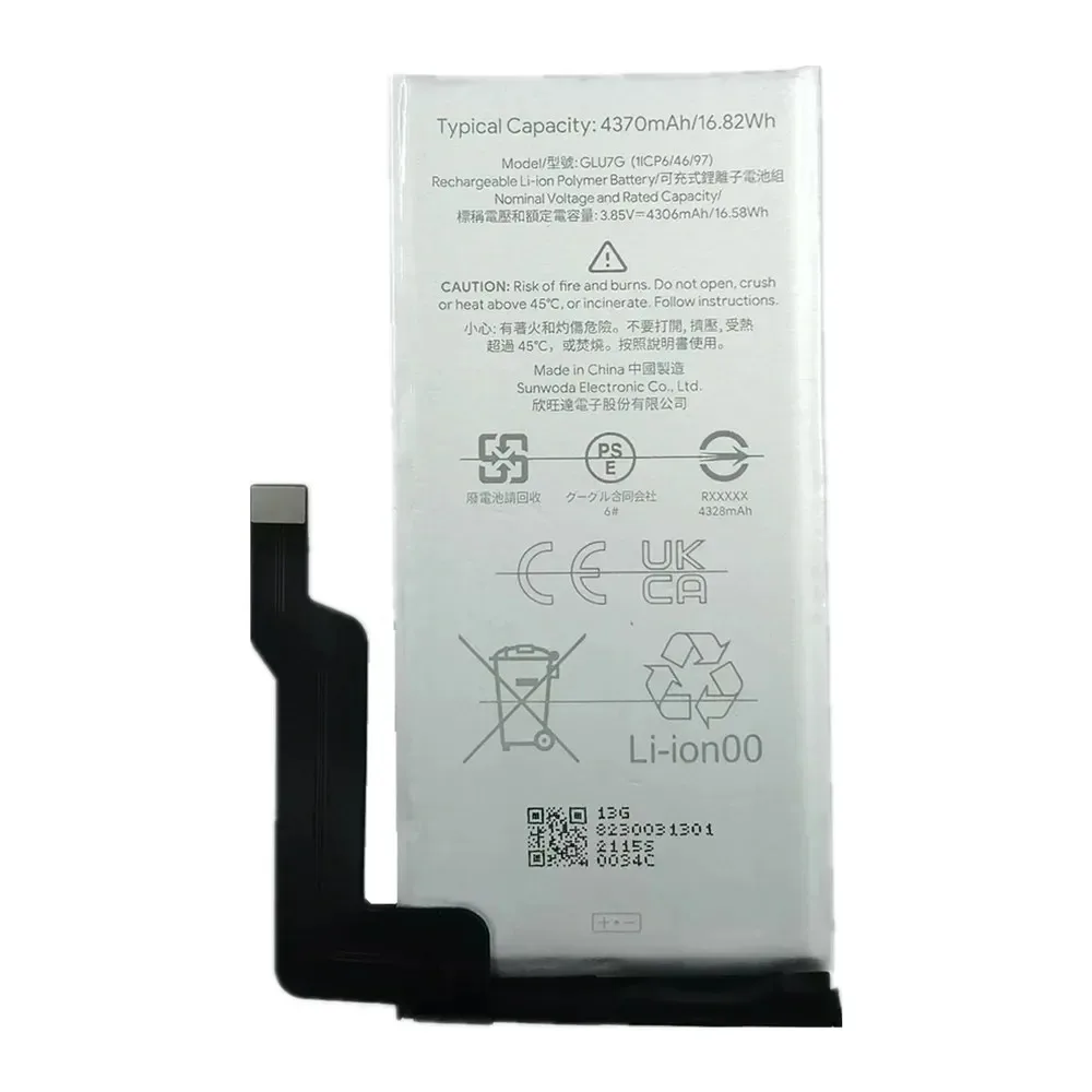 4370 мАч 100% оригинальный аккумулятор для телефона GLU7G HTC Google Pixel 6A 6 A Pixel6A новый
