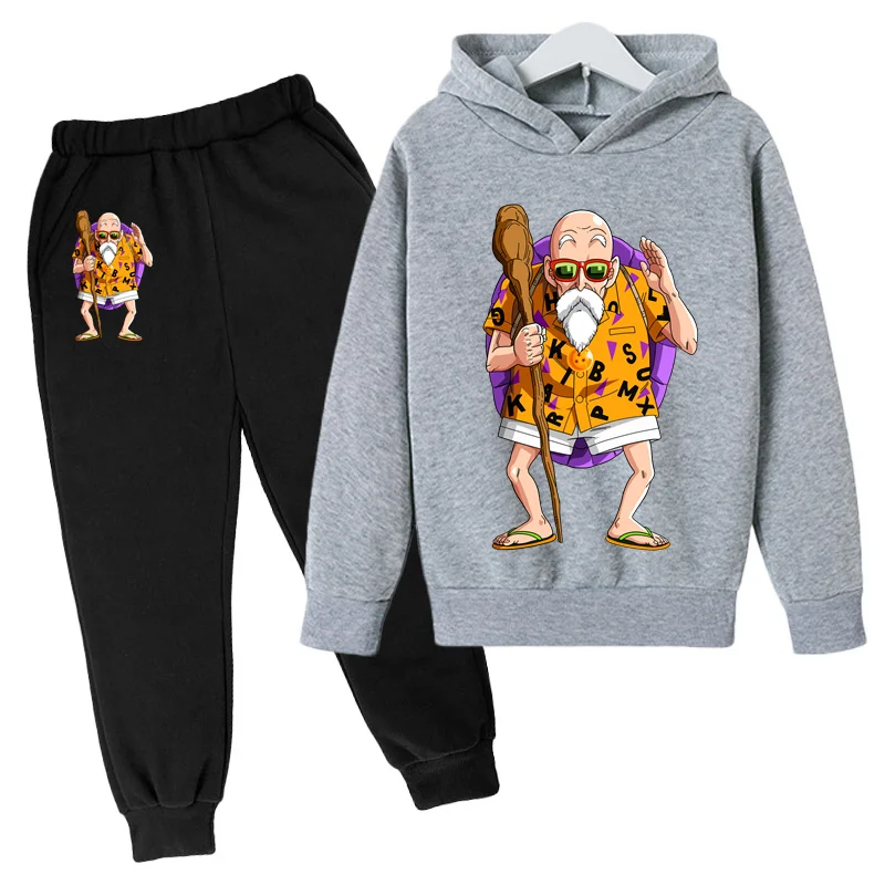 

Dragon- ballz Hoodies Kids Tracksuits Boy Girl Goku Sweatshirt Boys Clothes Girls Set Hooded Pants Suit Children