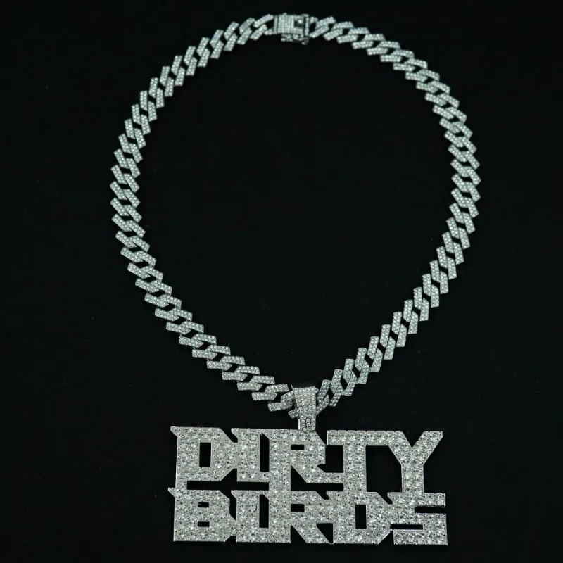 Фото Мужское ожерелье DIRTY BIRDS из сплава с подвеской в виде супер чаши-рок, панк, готика, хип-хоп, смелая эффектная цепочка, ювелирное изделие, подарок для мужчин №4