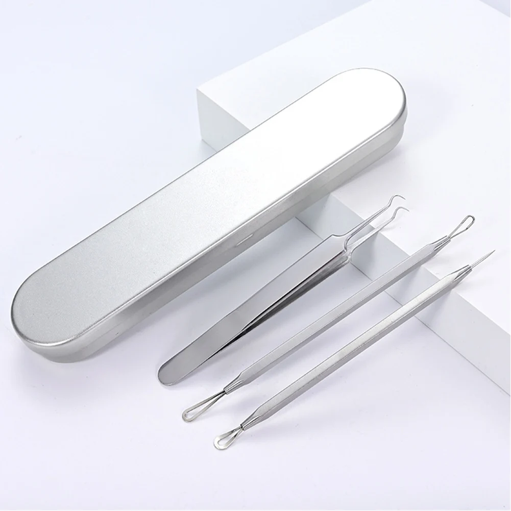 

3 шт., набор инструментов для удаления черных точек, из нержавеющей стали