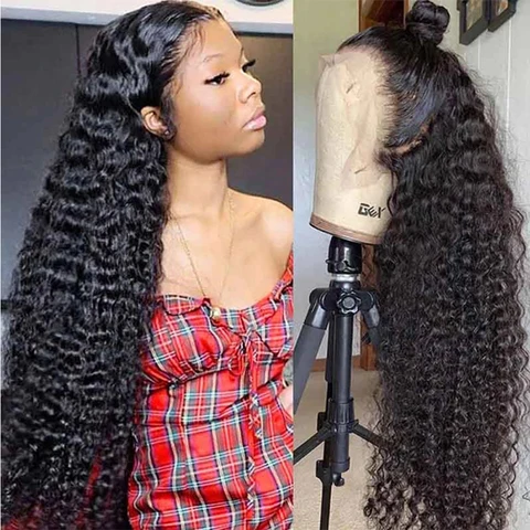 Парики из человеческих волос Water Wave, HD 13X 6, женские передние парики на сетке, предварительно выщипанные волнистые парики на сетке спереди, 180%