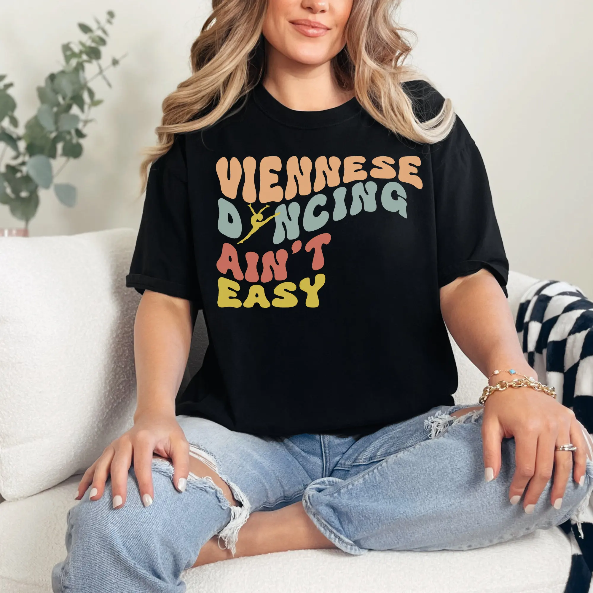 Футболка для латиноамериканских танцев танцевальная тренировочная одежда