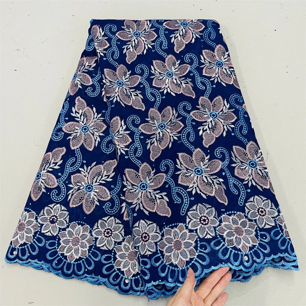 

Африканская кружевная ткань 2022, Высококачественная швейцарская вуаль, кружевная ткань, нигерийская ткань с вышивкой для женского платья