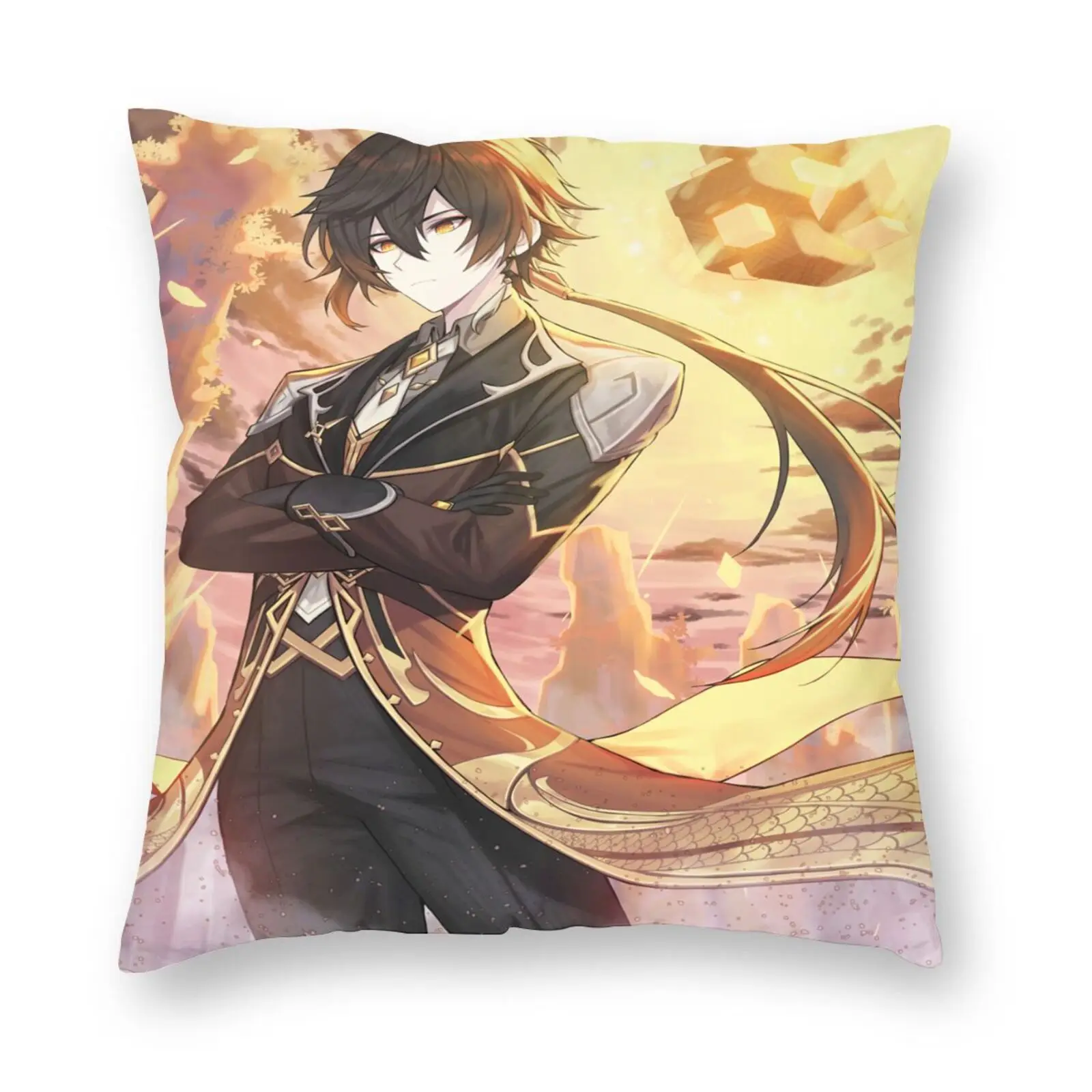 

Zhongli 2468 Dakimakura Pillow Case Pillow Cover Aquaprint Anime Body Pillow