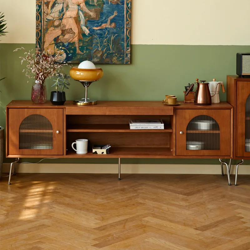 Ящик деревянный винтажный подставка для телевизора стоячий скандинавский