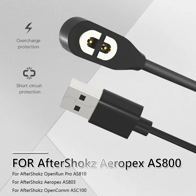 Зарядное устройство для наушников с костной проводимостью для Aftershokz Aeropex AS800S803S810 Shokz OpenRun Pro, магнитный зарядный кабель USBType-C (art.: 3920d2cb6a5b2) - 3920d2cb6a5b2