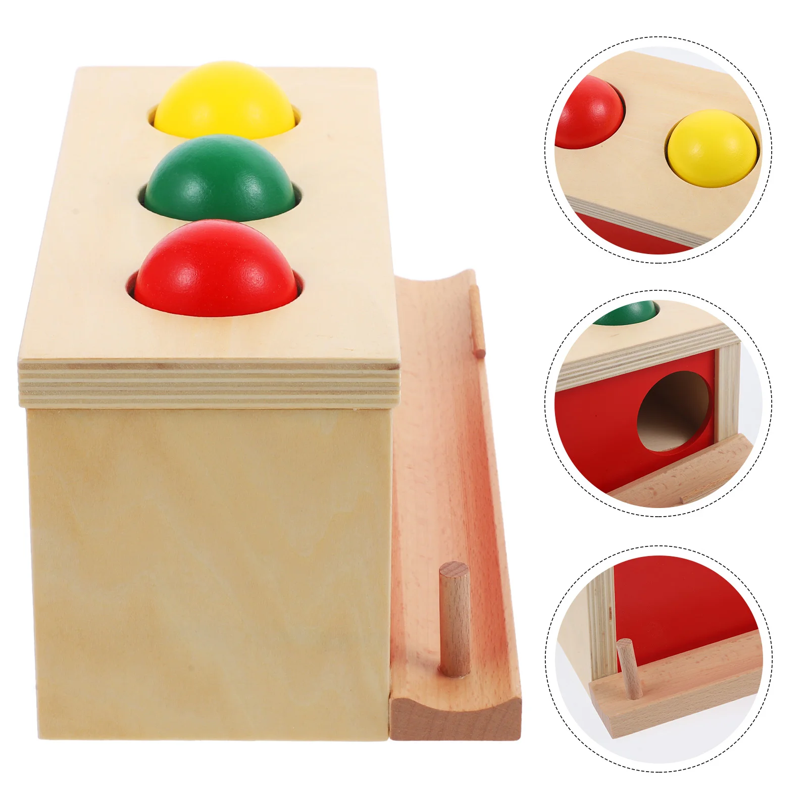 

Деревянные предметы Монтессори, постоянная коробка, ударный шар, игрушки-капельки, шар для монет, текстильный барабан, ящик, коробка, обучающие игрушки
