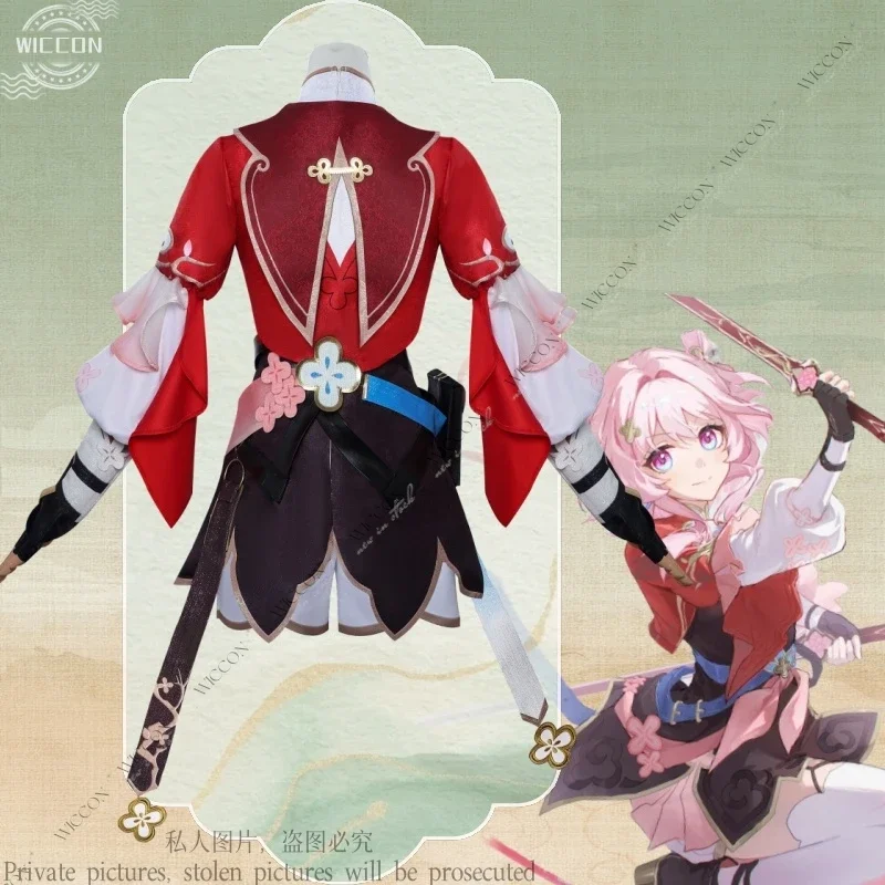 Honkai: Star Rail Аниме-игра 7 марта Косплей Костюм Парик Обувь Фехтовальщик Альянс