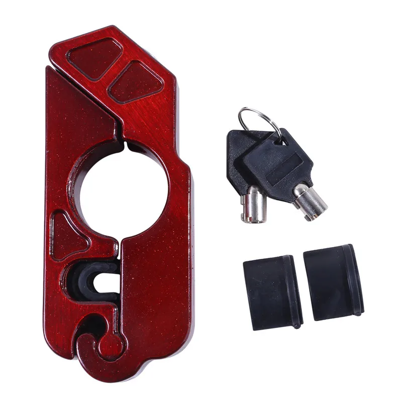 

Motorcycle Handlebar Lock Brake Handle Lock Imitating Steal Lock Pull Rod Dirt Street Bikes Anti Theft Solid Motor Tool