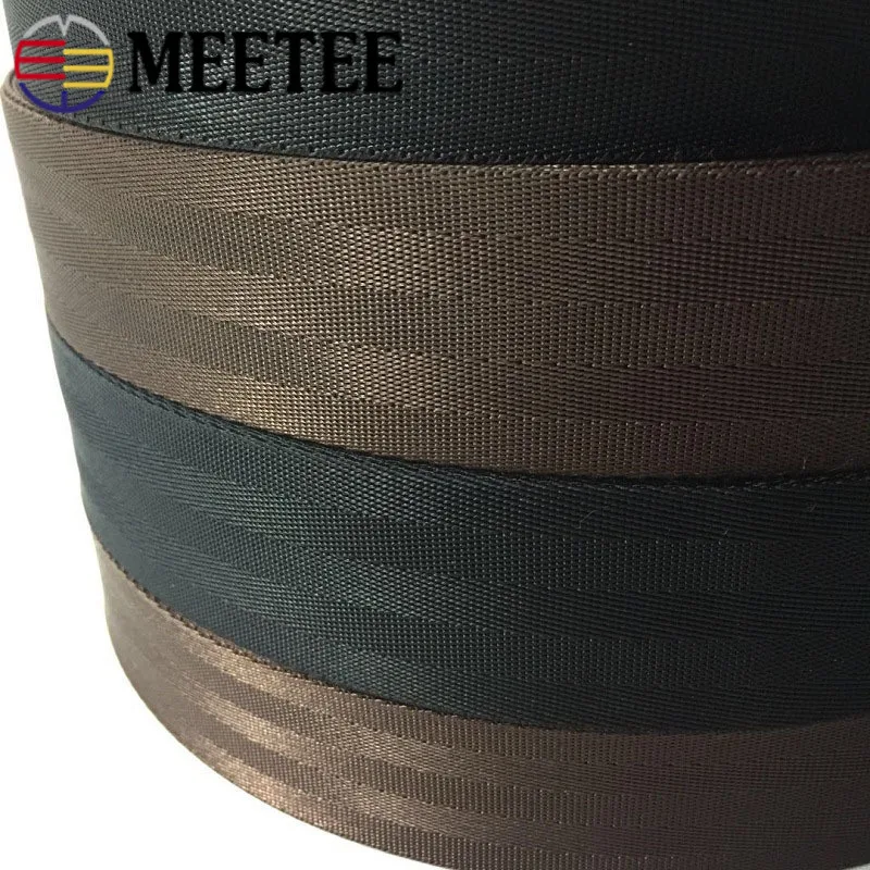 4Meters 20/25/32/38/50mm Nylon Webbing Tape Car Safety Seat Band DIY Backpack Pet Strap Belt Sewing Crafts Accessories RD003