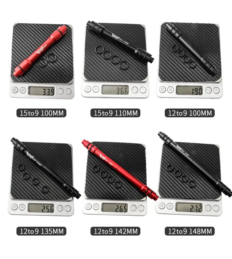 Адаптер для оси MUQZI 15-9 100 мм от 12 до 9 100/142