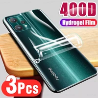 3pcs hydrogel film back cover protector for oppo realme 9pro 9proplus 9 pro plus 9pro pro protective film case on for rmx3471