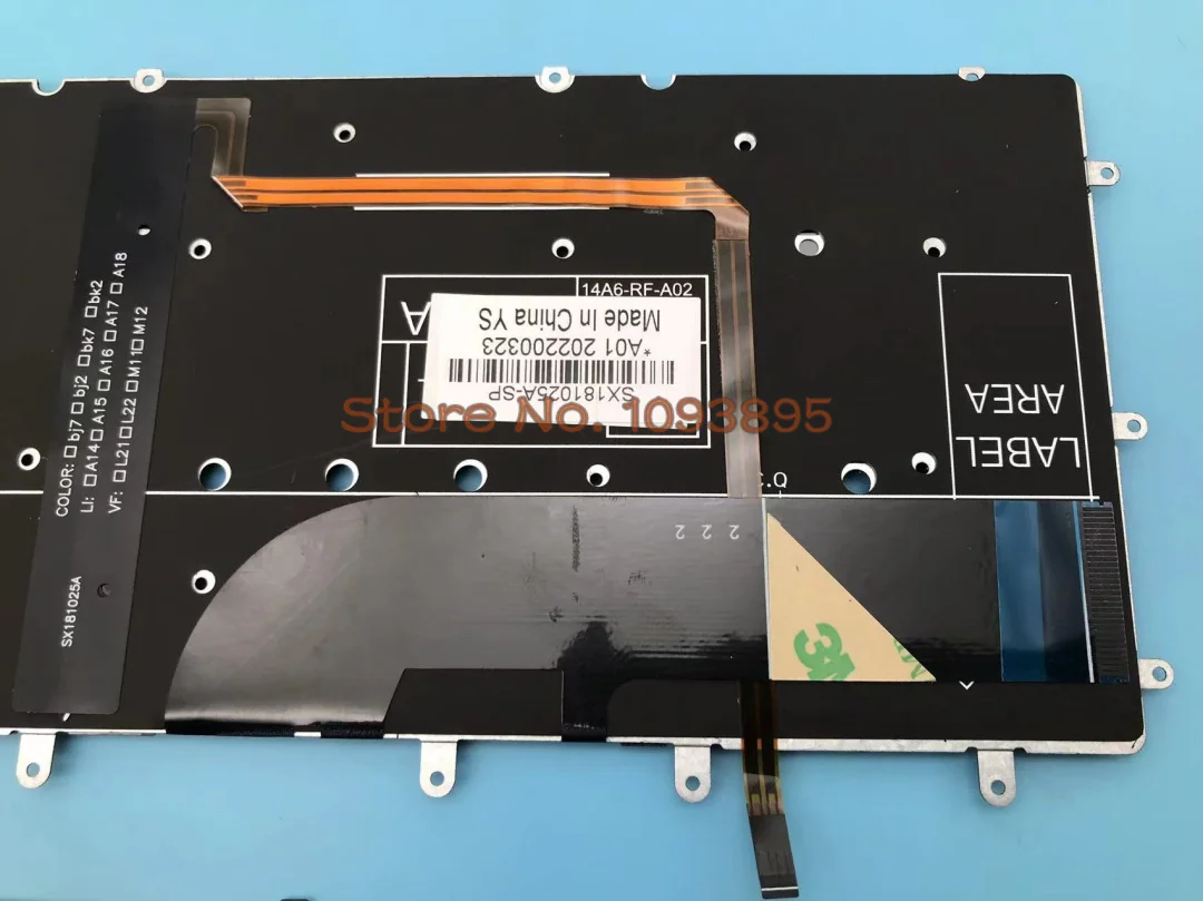 Клавиатура с испанской раскладкой и подсветкой для ноутбука Dell XPS 13 9343 13 9350 9360 (art.: 3920bc84cf671) - 3920bc84cf671