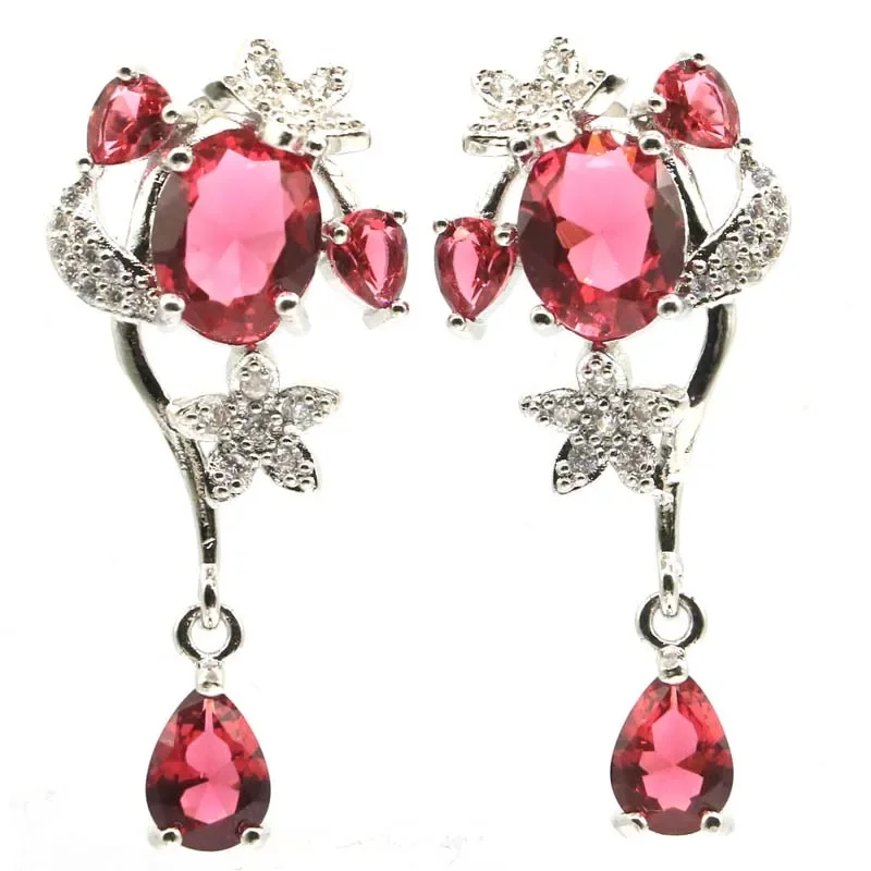 6 5 г индивидуальные серьги из цельного серебра 925 пробы красочный фиолетовый