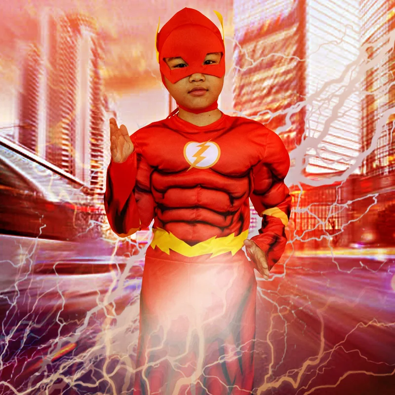 Костюм Косплей Детский из аниме мигающая мускула