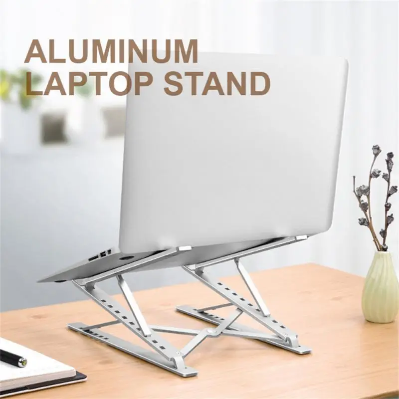 

Aluminum Computer Bracket Notebook Stand Cooling Pad Foldable Tablet Phone Stand Holder Accessories Adjustable Bracket