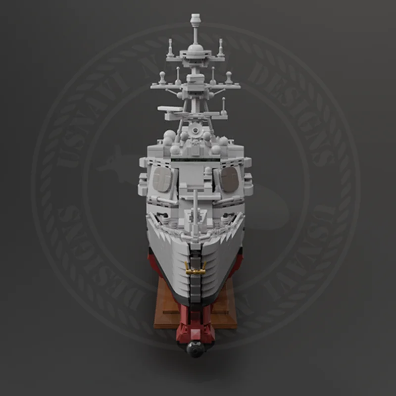 2733 шт. Moc классическая модель Arleigh Burke-class управляемый ракельный разрушитель мир