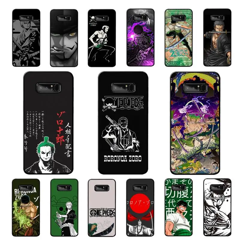 

Bandai Anime One Piece Roronoa Zoro Phone Case for Samsung Note 5 7 8 9 10 20 pro plus lite ultra A21 12 02