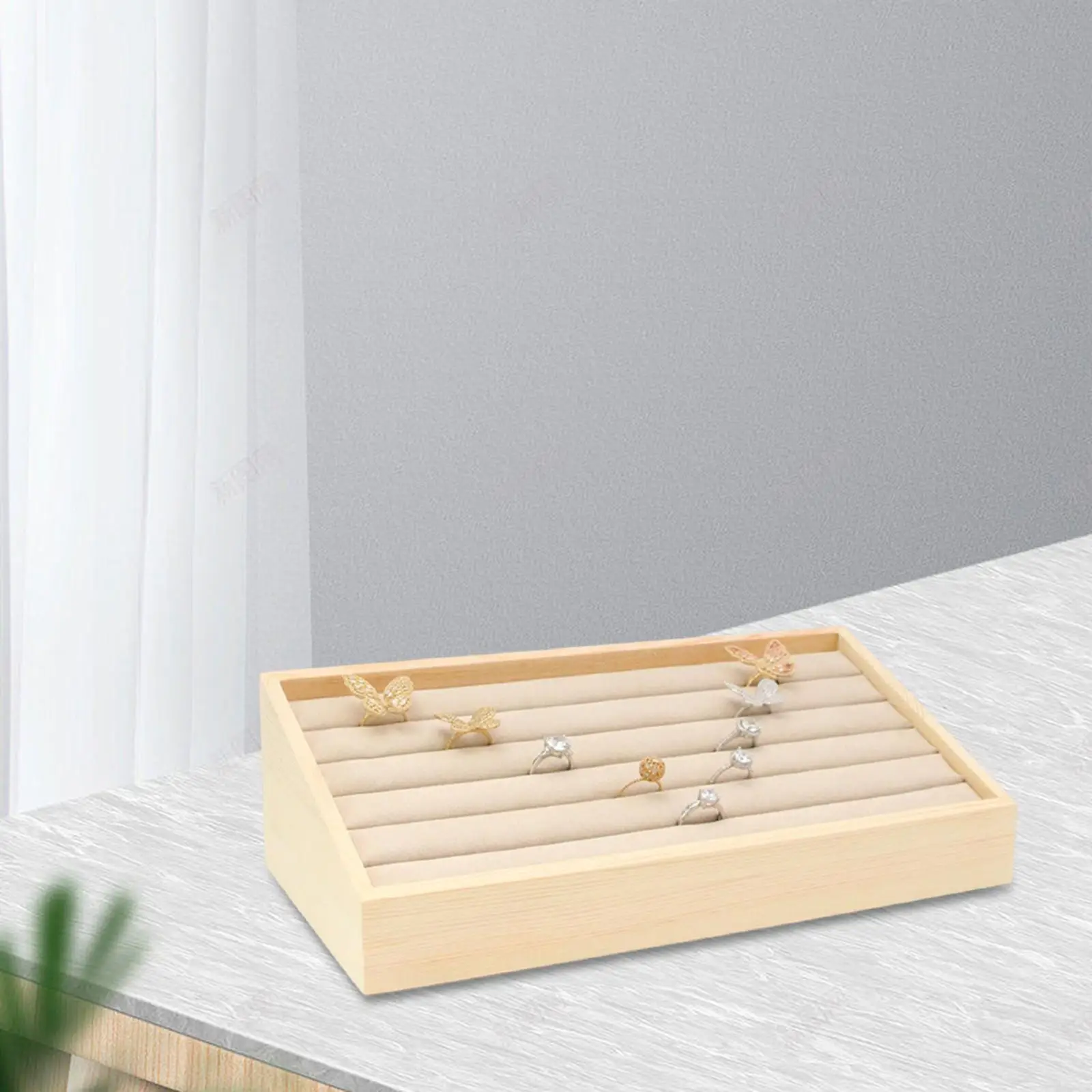 

Jewelry Display Holder 5Rows Display Holder Decorative Display Stand Holder for