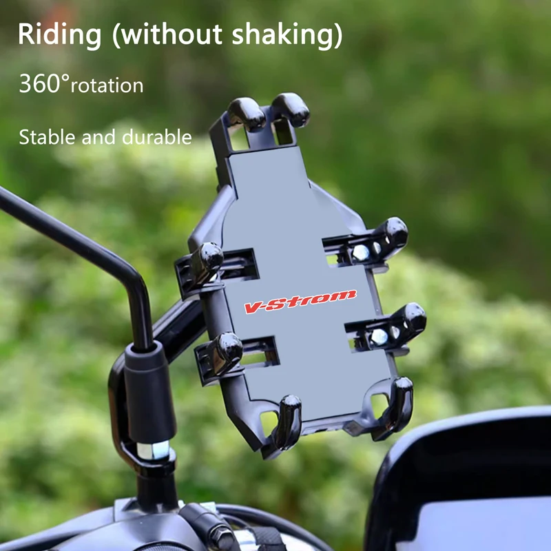 

For SUZUKI Vstrom DL 250 650 1000 V-Strom 650XT 1000XT Vstrom650 Vstrom1000 Motorcycle Handlebar Mobile Phone Holder GPS Stand