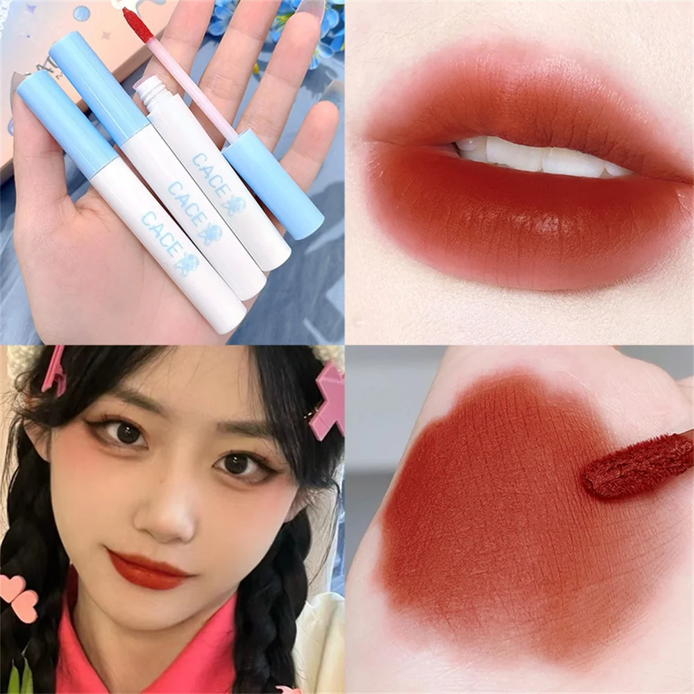 

Lip Clay Set Versatile No Skin Picking Cosmetics Lipstick White Appearance Lip Glaze Lip Makeup