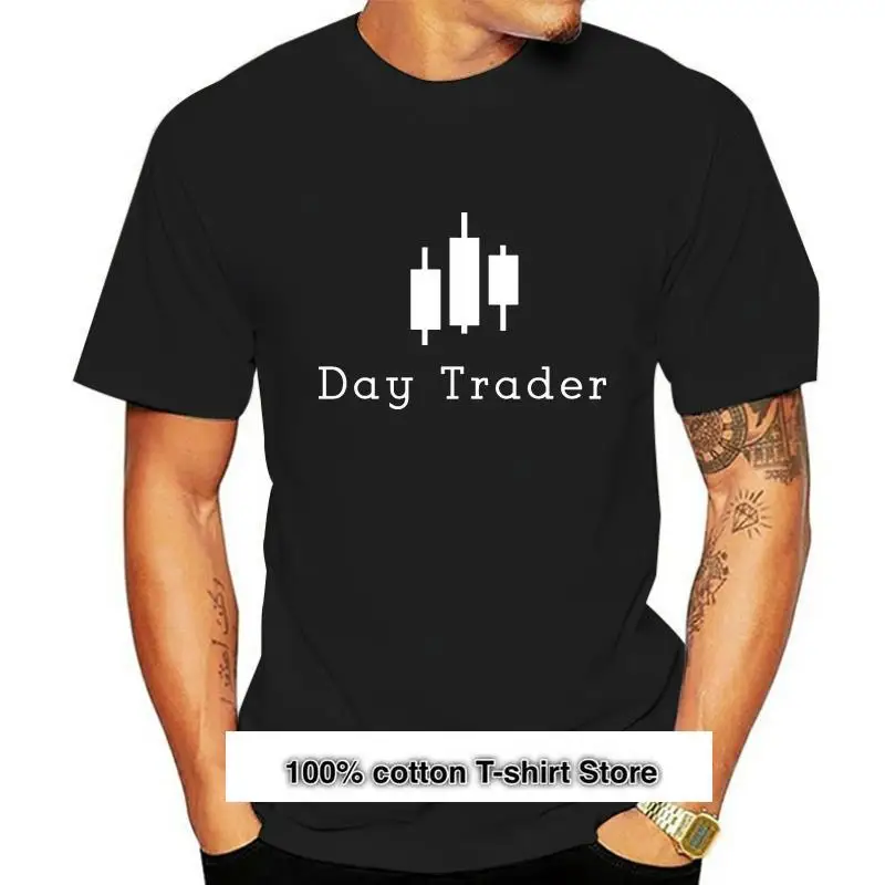 

Camiseta para hombre de Day Trader, ropa para hombre, comercio de moneda, Gift de cita para hombre