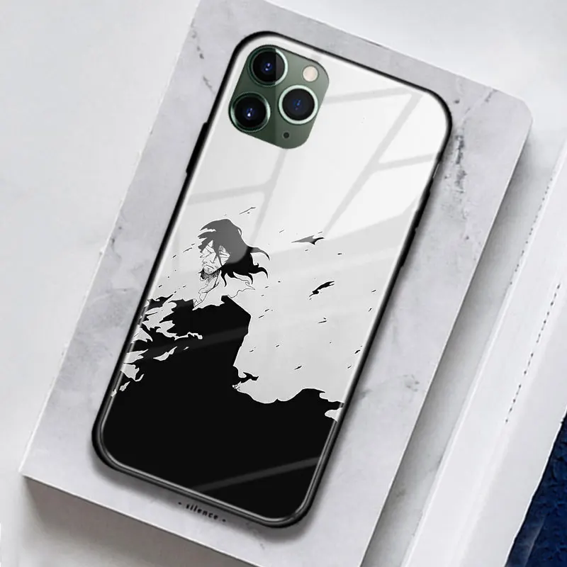 Zangetsu Отбеливатель Аниме игра стекло Мягкий силиконовый чехол для телефона iPhone SE