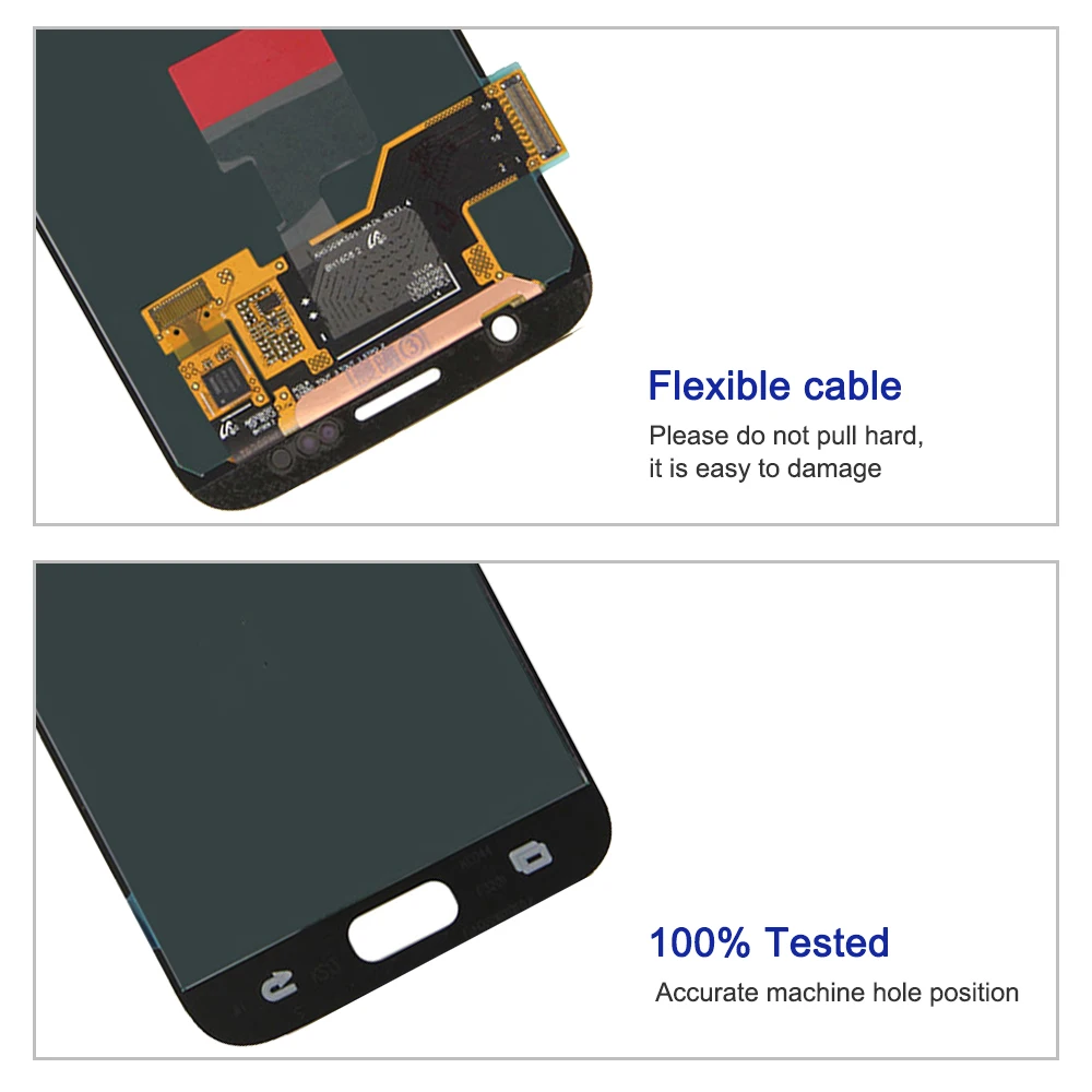 100% протестированный 5 1 ''оригинальный G930F дисплей для Samsung Galaxy S7 с рамкой G930 ЖК