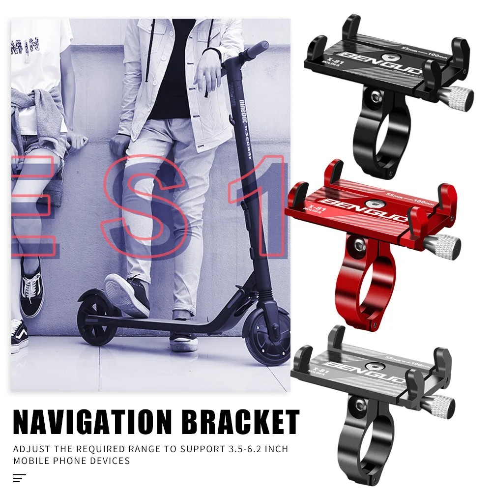 gub adjustable anti slip mobile phone stand holder clip stand mount bracket for xiaomi mijia m365 m365 pro free global shipping