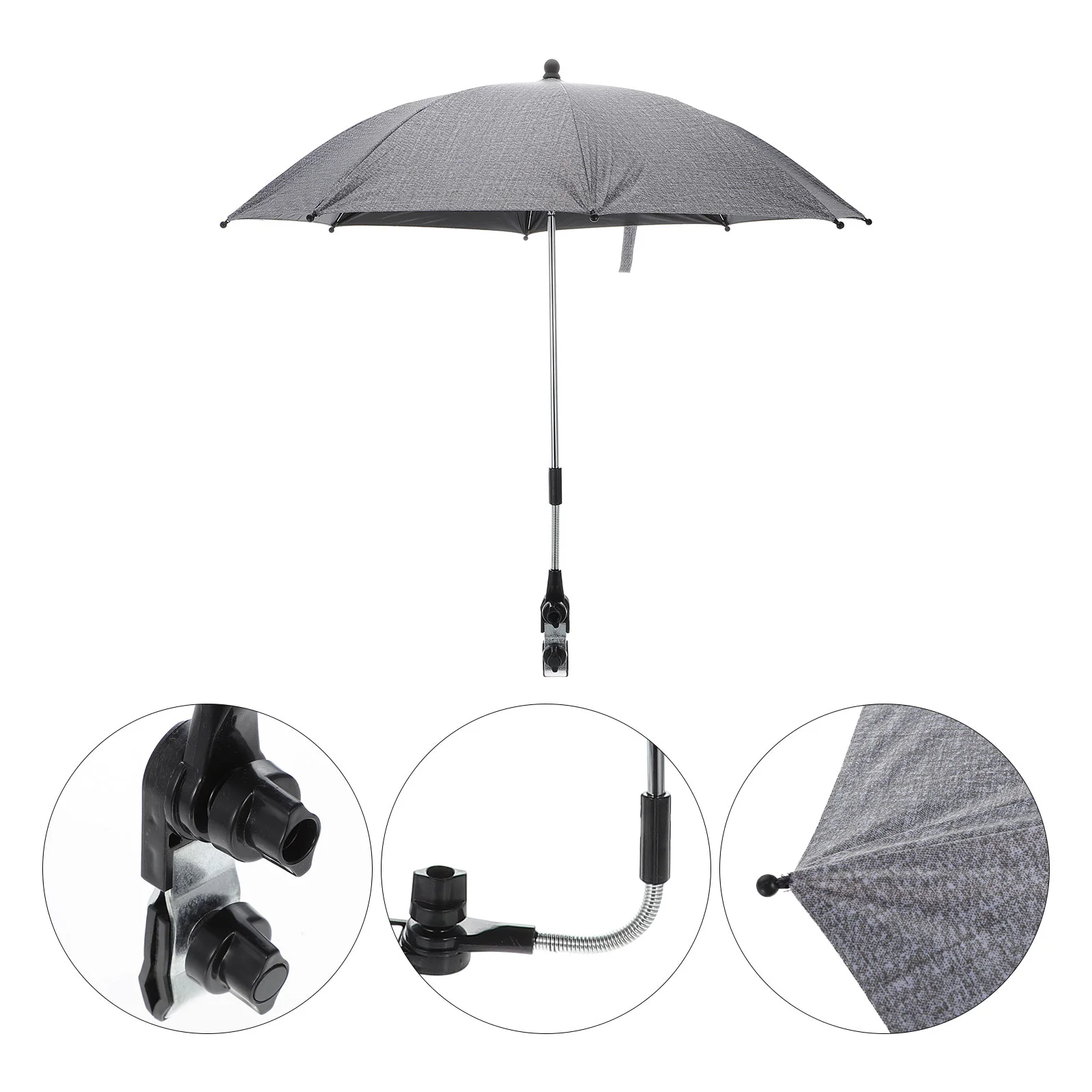 Car Umbrella Buggy Parasol Wheelchair Umbrella Baby Pushchair Parasol Pushchairs Parasol Sun Umbrella Pram Baby Sun Shade