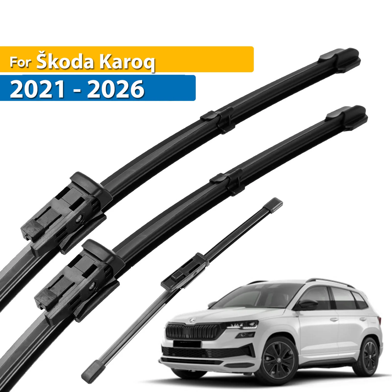 Комплект щеток стеклоочистителя Erick's Wiper LHD для Skoda Karoq 2021 - 2026 Щетки для лобового стекла 26 