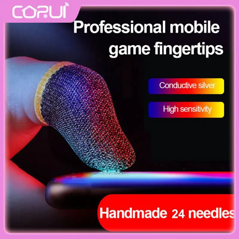 

Portable Mobile Games Finger Cover Anti-slip Fingertips Breathable Sweatproof Finger Cots Cover For Gamer Gaming Finger Sleeve