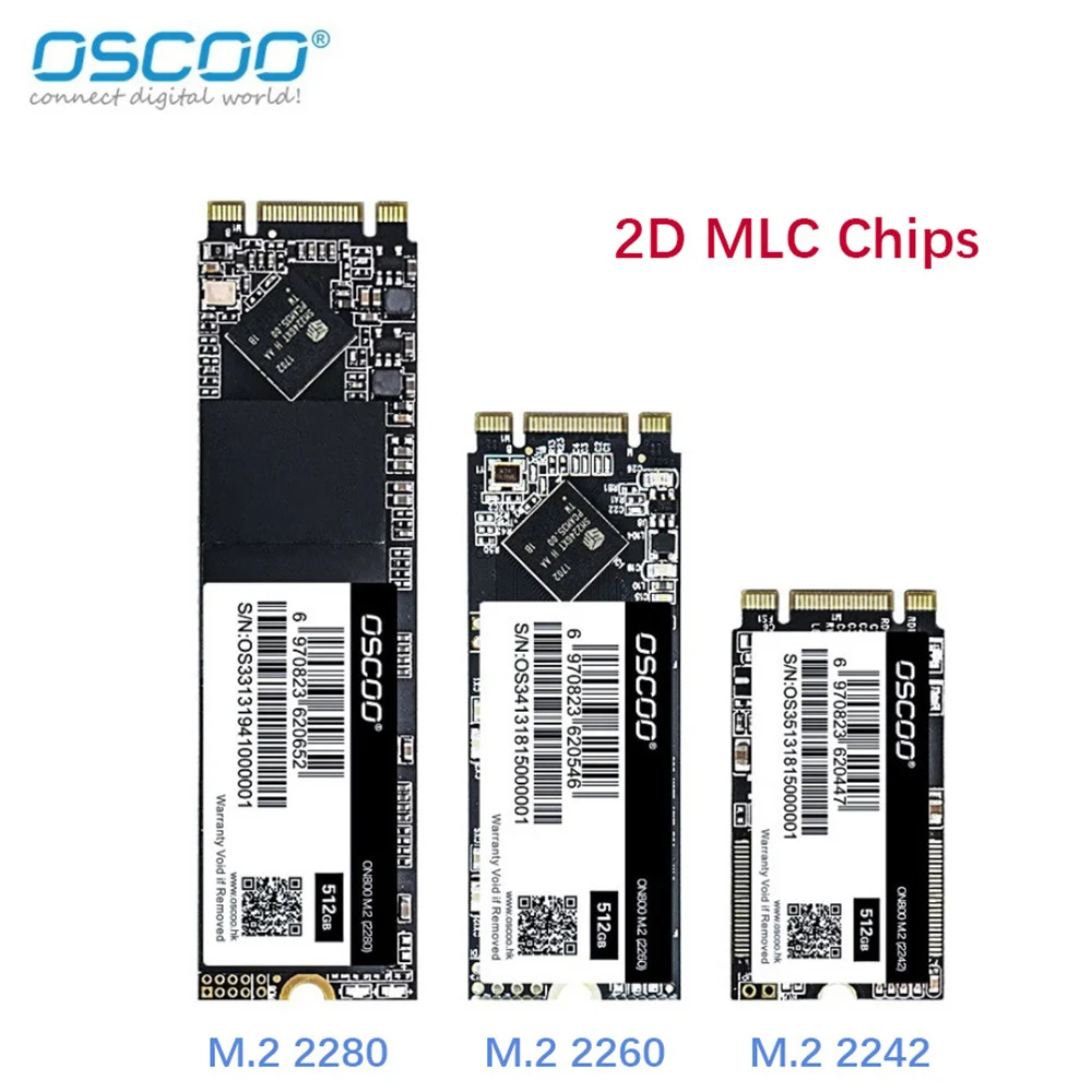 

Твердотельный накопитель OSCOO ON800 MLC 2246XT M.2 NGFF SSD, высокоскоростной, SATA3, 6 ГБ/сек., 128 Гб/256 ГБ/512 ГБ, жесткий диск для ноутбука