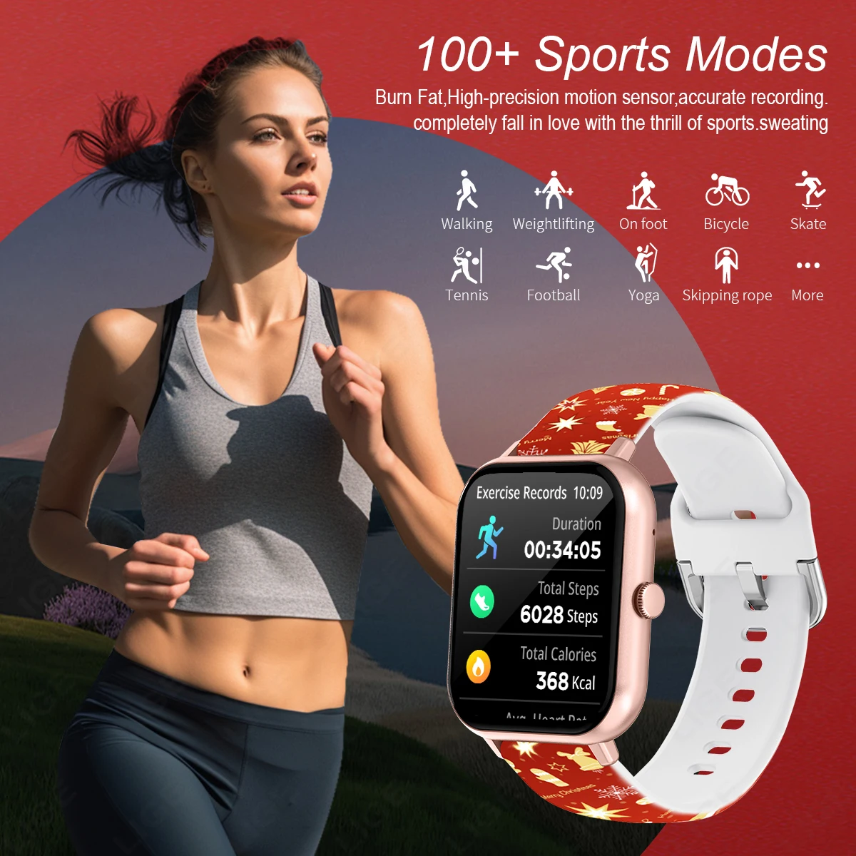 Многофункциональные умные часы LIGE для мужчин и женщин