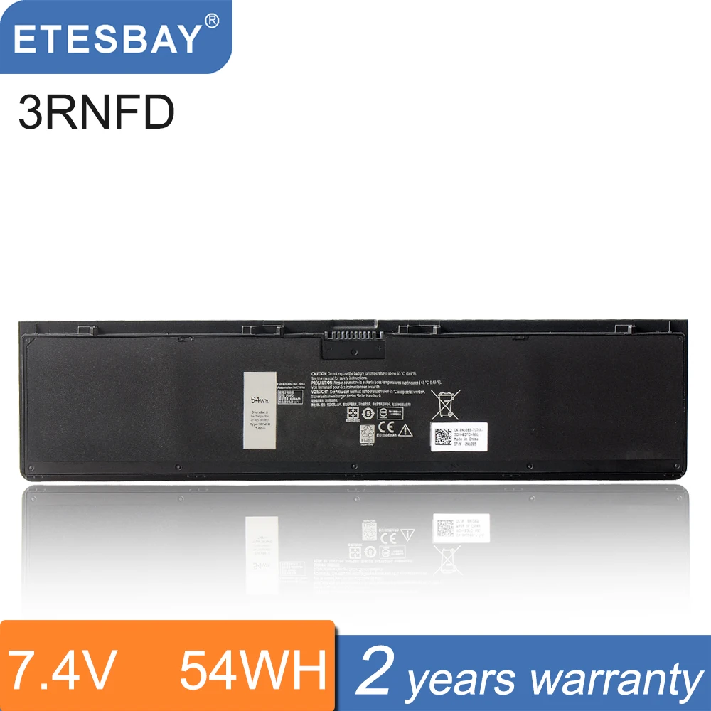 Аккумулятор ETESBAY 3rnfd 34GKR для ноутбука DELL Latitude E7420 E7440 E7450 Series V8XN3 G95J5 0909H5 0G95J5 5K1GW 7,4 V 54WH