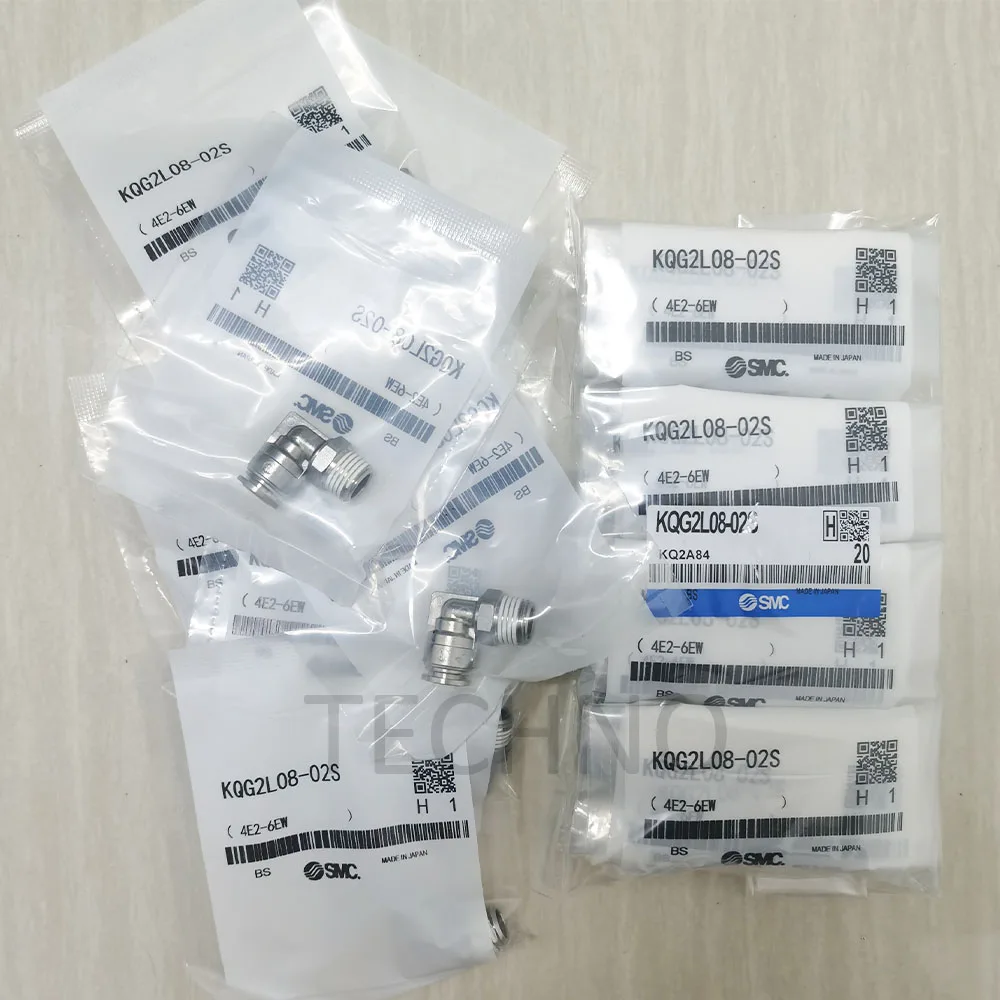 Оригинальные фитинги SMC KFG2L0806-02 4F1-7DQ высокая твердость новая энергия индустрия