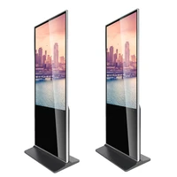 43 55 inch lcd floor stand advertising player touch media display monitor equipment digital signage totem