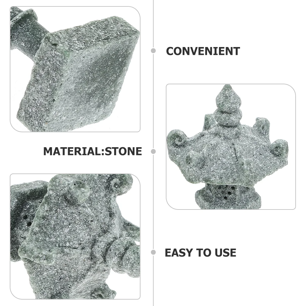 2 шт. японская башня световое украшение дзен-сад мини-модель-пагода уличная