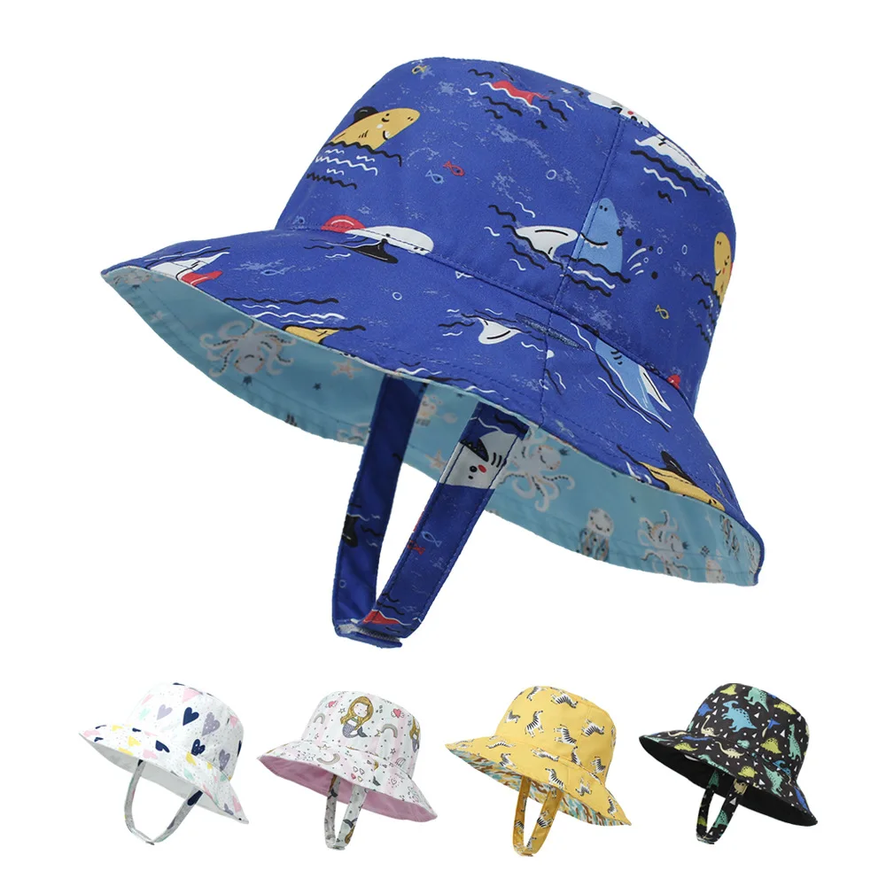 

Cute Baby Girl Hats Kids Caps Infant Beach Hat Baby Sun Hat Toddler Hat UPF 50+ Bucket Hat Baby Boy Hats