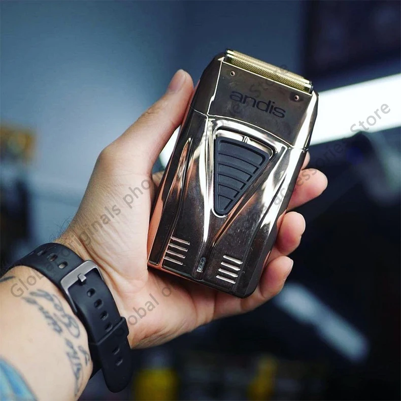 Original Andis 17225 Profoil Lithium Copper TS-1 Titanium Foil Shaver ANDIS Gold Razor for men razor bald hair clipper