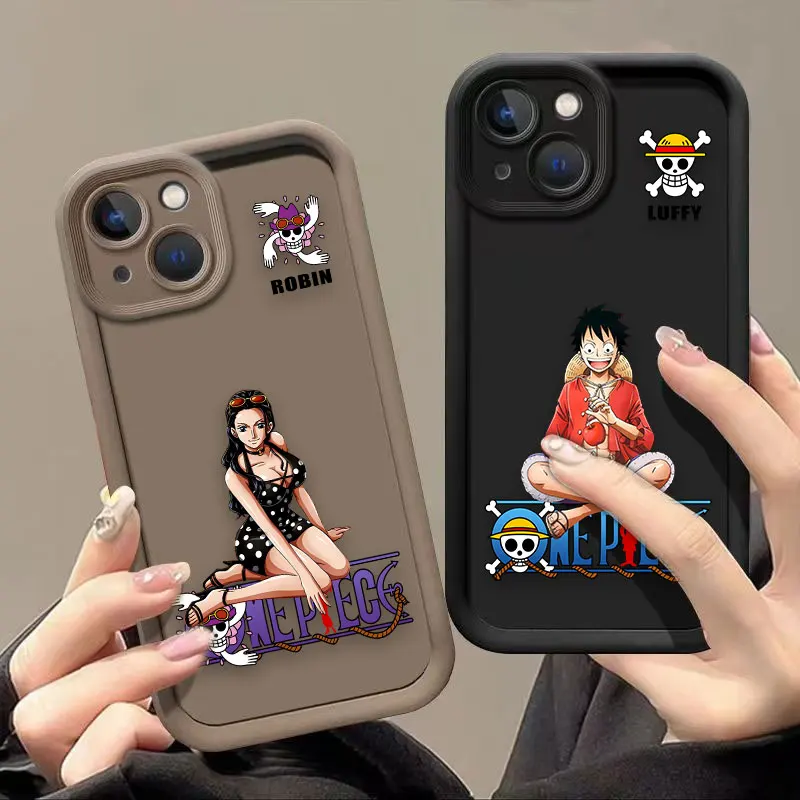 Фото Чехол для телефона One Piece с Луффи, Робином, Ямато для iPhone Apple 17 AIR 16 16E 11 12 13 14 15 8 7 SE X XS XR Plus Pro Max №2