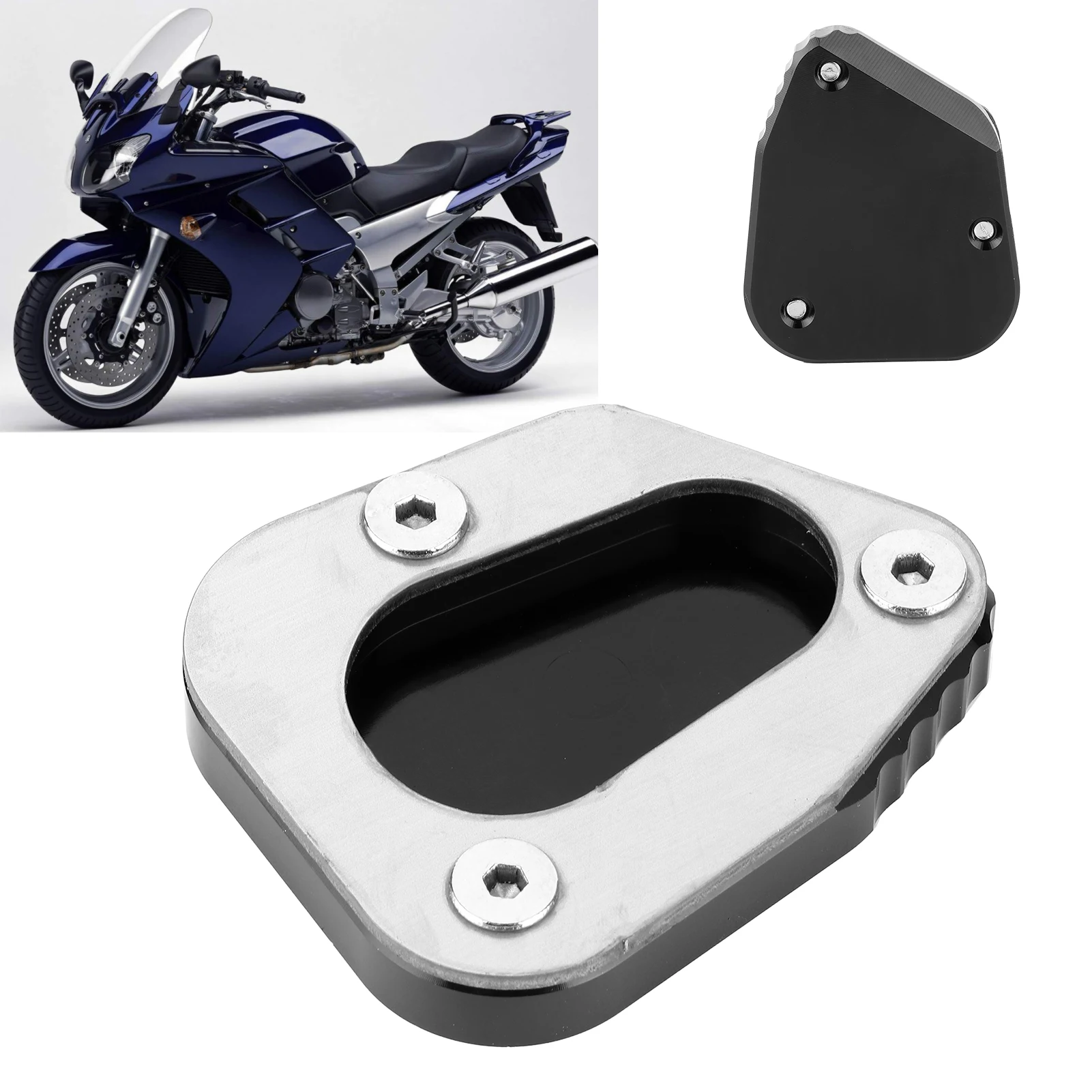 Удлинительная накладка для боковой подножки Yamaha FJR1300 FJR1300AAS - Противоскользящая, долговечная подкладка для устойчивой опоры (art.: 3920d7ed4d3f3) - 3920d7ed4d3f3
