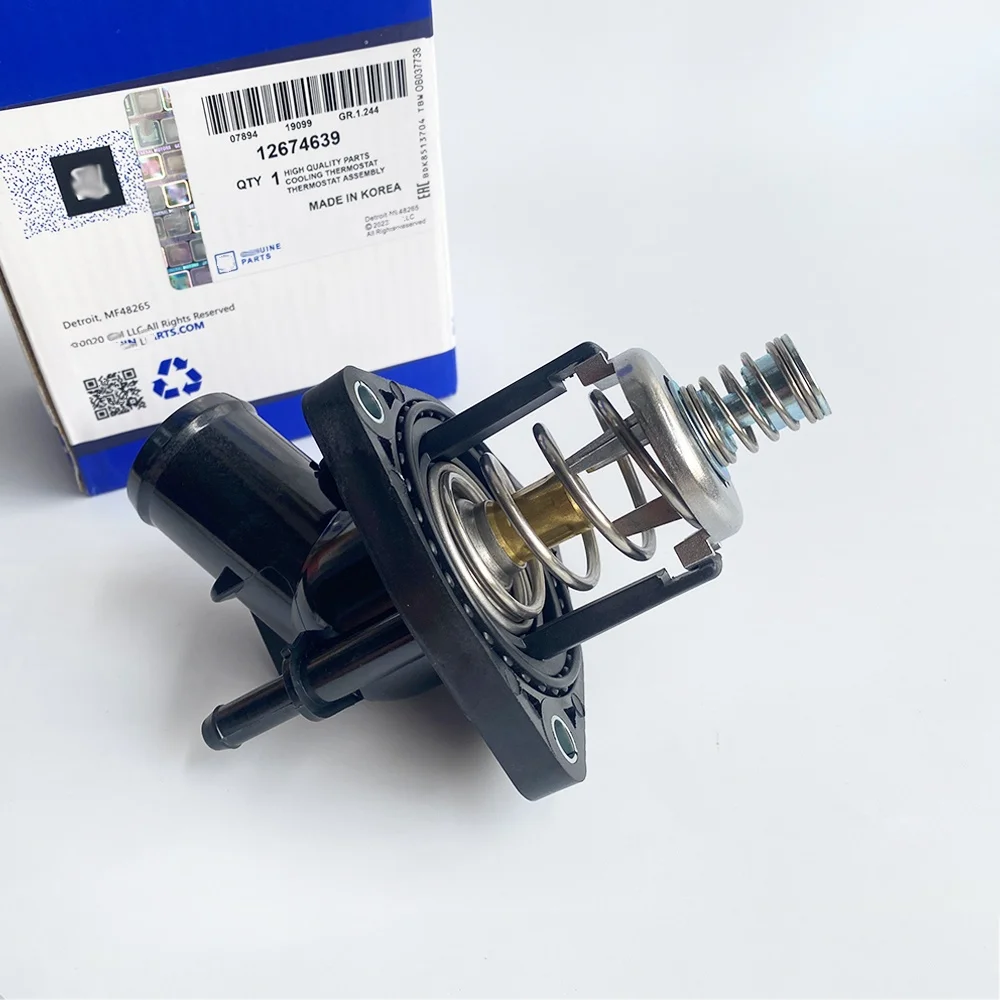 

Выпускной термостат водяного насоса двигателя OE: 12674639 Для Chevrolet Silverado Suburban Tahoe Cadillac Escalade Sierra/Yukon 2014-2020