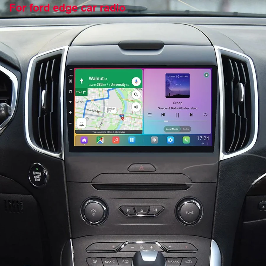 

9inch 2 din Stereo Car Multimedia Player For Ford Edge 2015-2018 Android Radio GPS Navigation Carplay WIFI 4G Head Unit