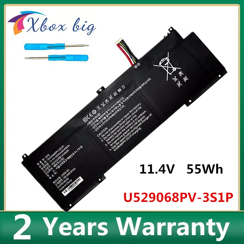 Новый аккумулятор для ноутбука U529068PV-3S1P 3ICP6/90/68 RTDPART 11 4 V 4825mAh 55Wh