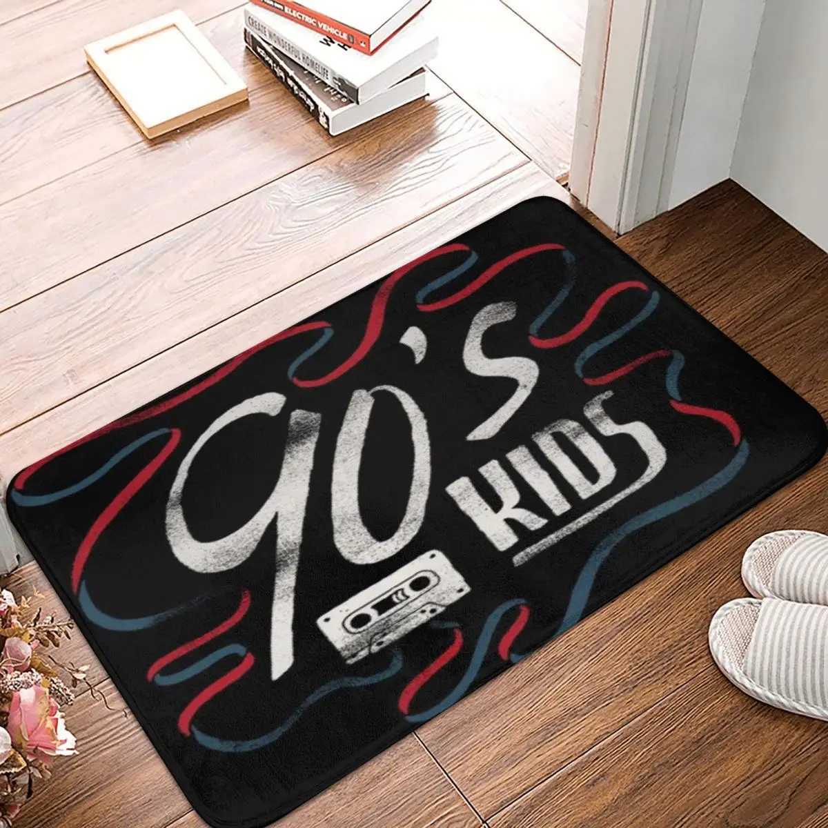 

Детские коврики 90s 60x40 см, коврики из полиэстера, Настраиваемые Противоскользящие коврики