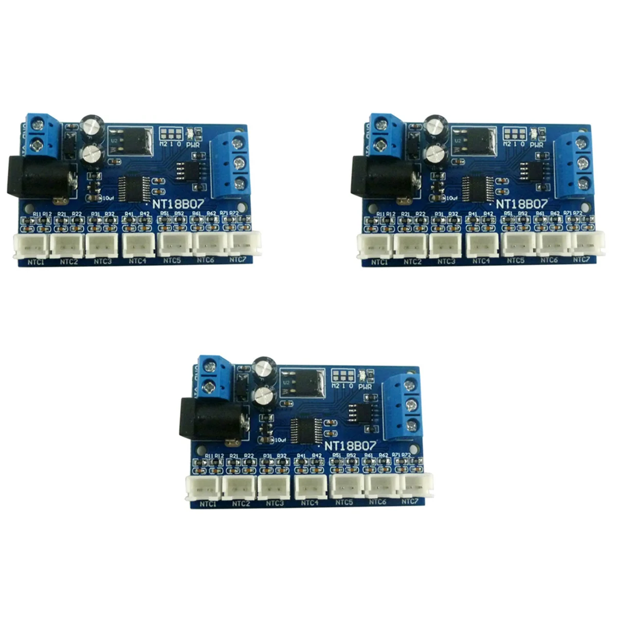 3X 7-канальный RS485 NTC датчик температуры измерение MODBUS RTU безбумажный рекордер PLC